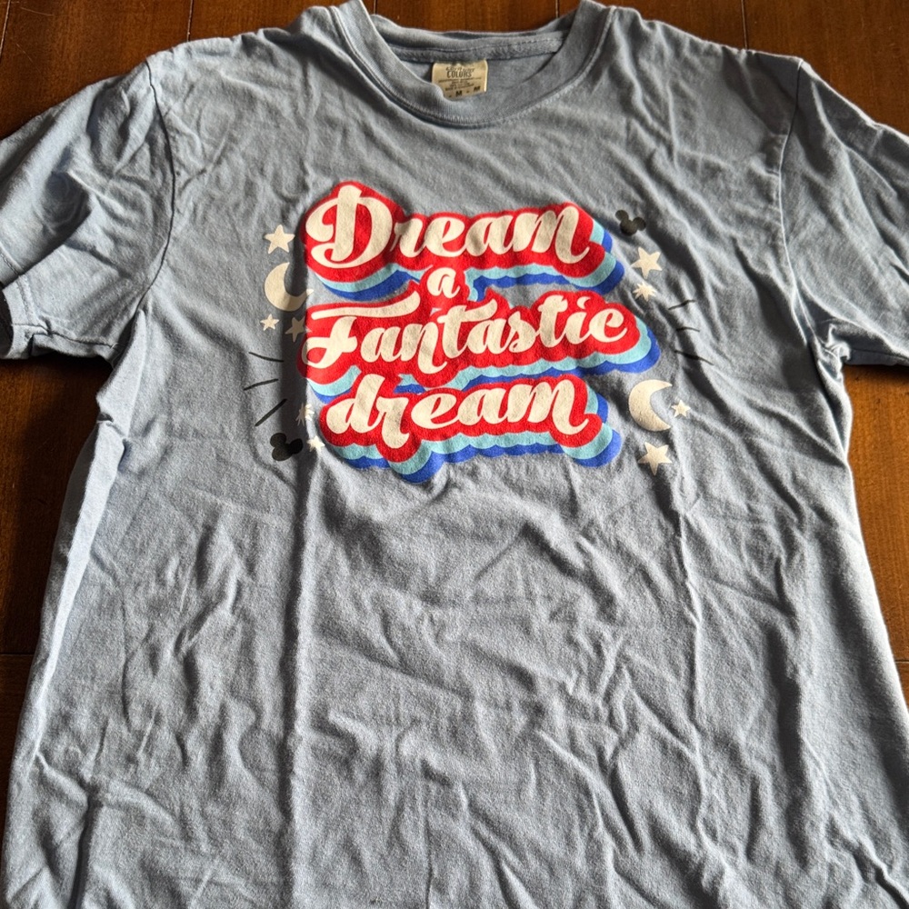 Makers of Magic and wishes exclusive Fantasmic Graphic Short Sleeve Tee - blue